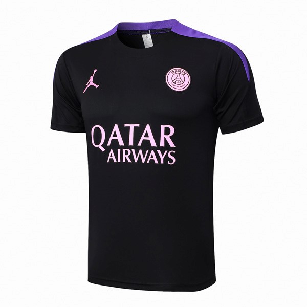 Camiseta Entrenamiento PSG 2024-25 Negro Purpura